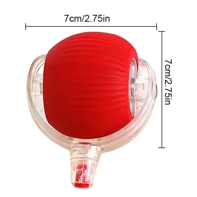 Interactive Rechargeable Dog and Cat Toy – Electric Rolling Ball with Fake Tail for Pets, Automatic Play and Entertainment