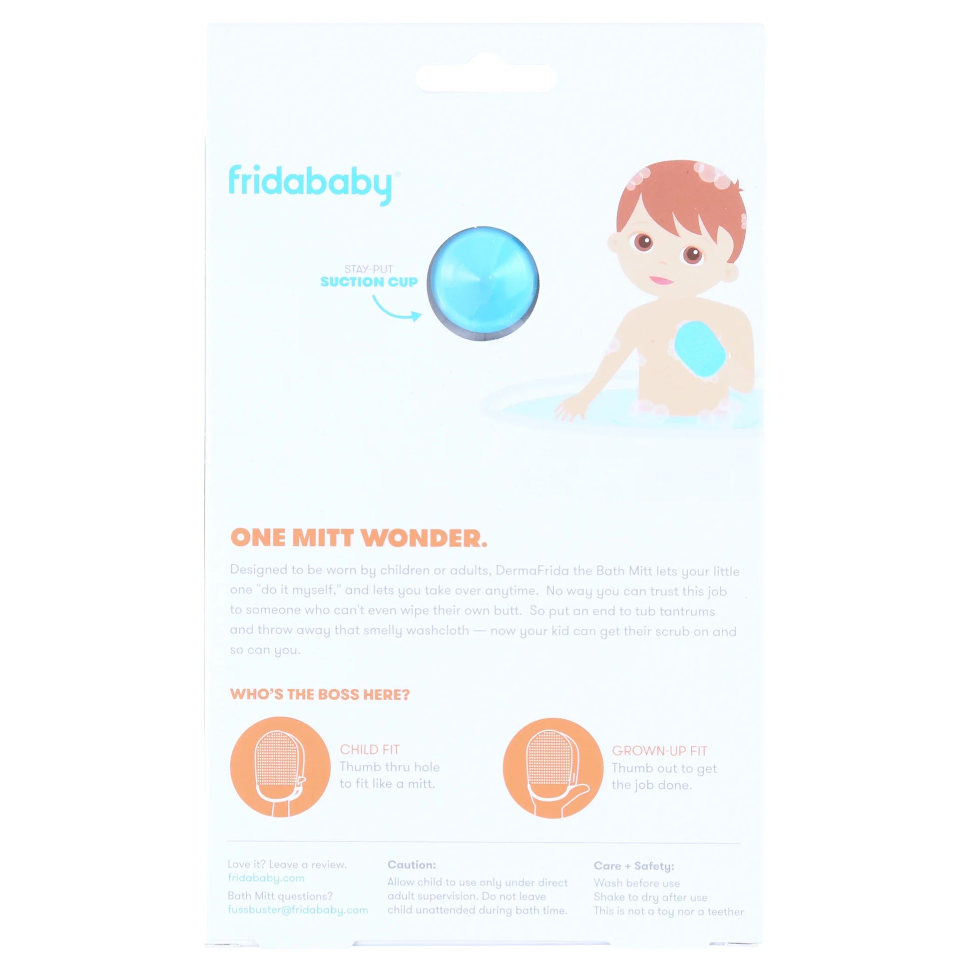 Silicone Body Bath Brush | Dermafrida the Bath Mitt | Quick-Dry, Bacteria-Resistant Replacement to Washcloth