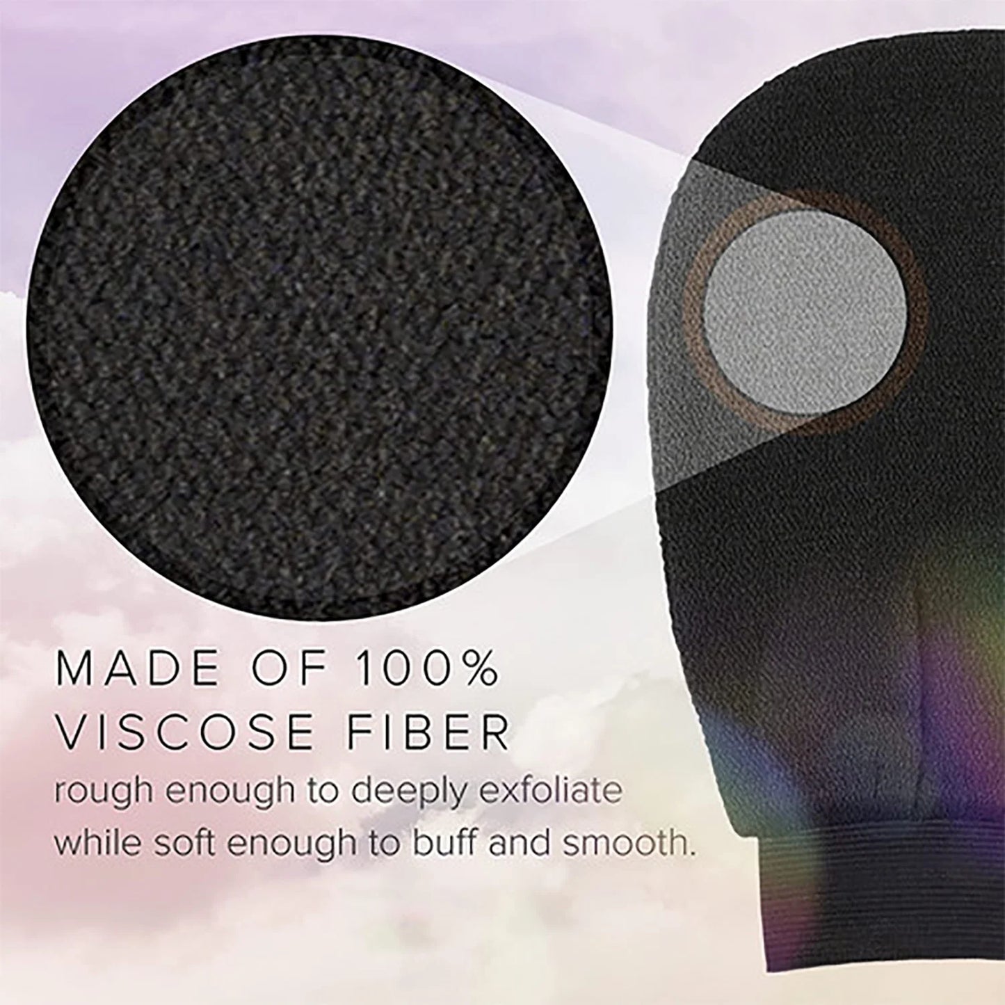 Korean Exfoliating Gloves, 100% Viscose Gloves, Better than Loofah, 1 Piece Set