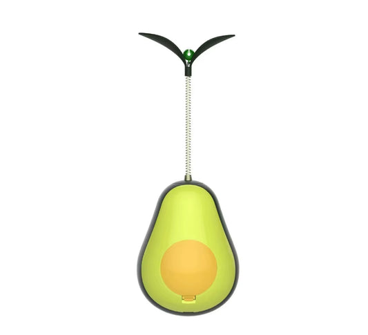 Avocado Shape Multi-Functional Mint Ball Leaky Tumbler Cat Toy – Interactive Cat Accessory, Chew Toy for Cats