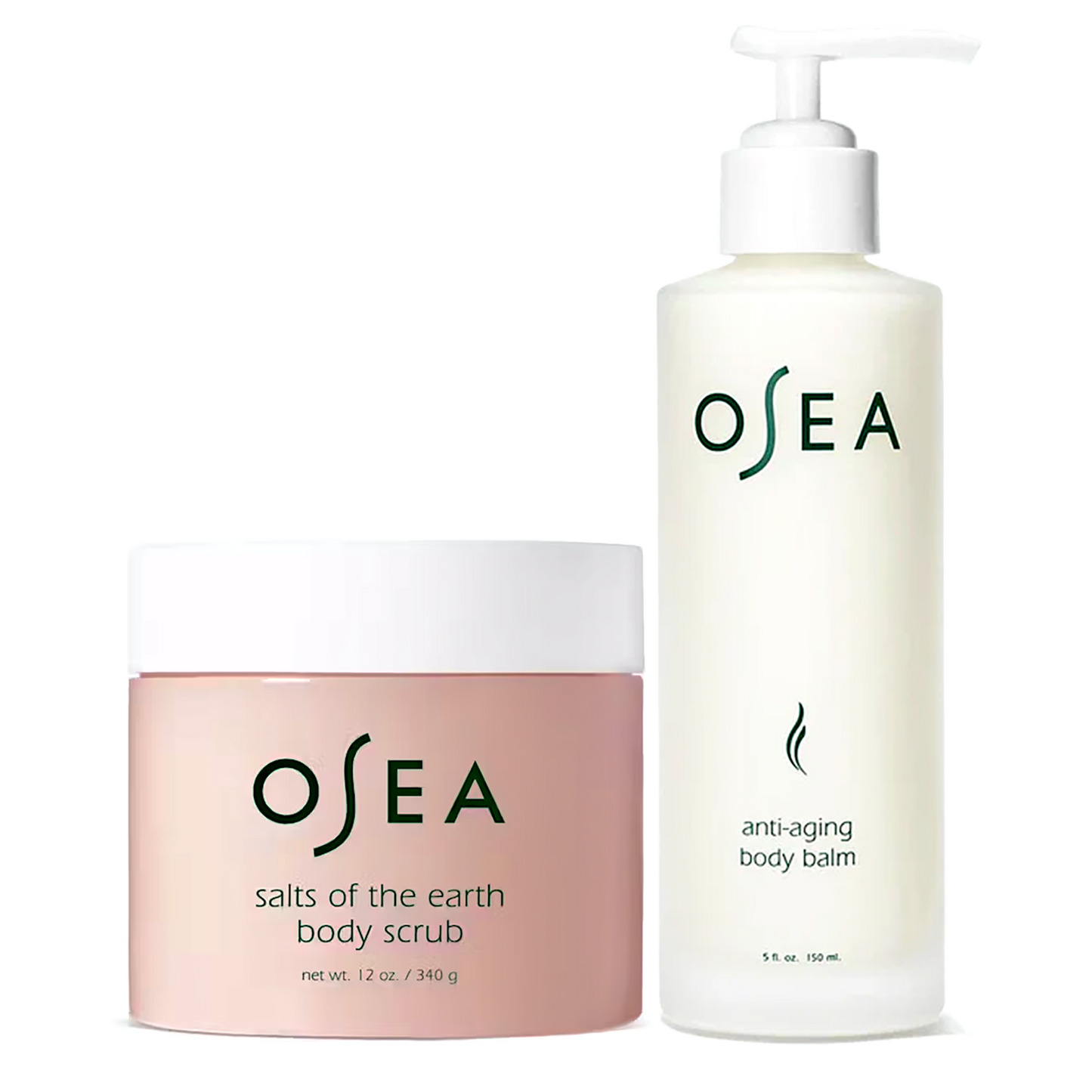 OSEA Body Exfoliation Duo – Exfoliating Scrub & Moisturizer for Smooth, Radiant Skin
