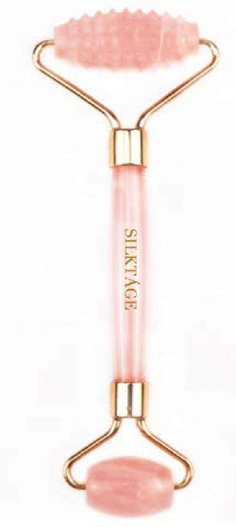 Rose Quartz Textured Facial Roller